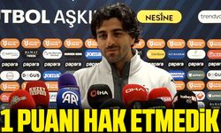 Umut Bozok: 1 puanı da hak etmedik