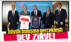 TFF Başkanı Hacıosmanoğlu, UEFA Başkanı Ceferin İle Bir Araya Geldi