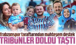 Trabzonsporlu Taraftarlar Maça Yoğun İlgi Gösterdi