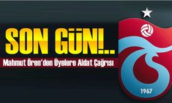 Trabzonspor’da Aidat İçin Son Gün!