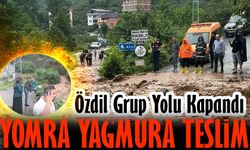 Yomra Yağmura Teslim; Özdil Grup Yolu Kapandı