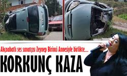 Akçaabatlı ses sanatçısı Zeynep Birinci Trafik Kazası Geçirdi