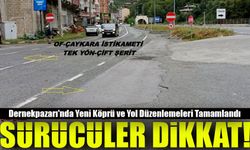 Dernekpazarı'nda Trafik Akışı Yenilendi: Sürücüler Dikkat!