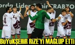 Trabzon Büyükşehir Belediyespor, Rize Belediyespor’u evde mağlup etti