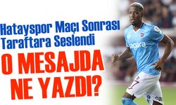 Trabzonsporlu Simon Banza, Hatayspor Maçı Sonrası Taraftara Seslendi