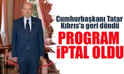 Meclis Krizi Trabzon Programını İptal Ettirdi: Cumhurbaşkanı Tatar Kıbrıs'a Döndü