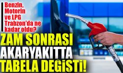 Zam Sonrası Akaryakıtta Tabela Değişti! Benzin, Motorin ve LPG Trabzon’da Ne Kadar Oldu?