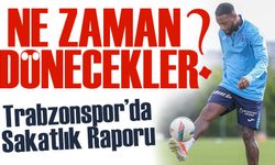 Trabzonspor’da Sakatlık Raporu: Yüzler Gülüyor