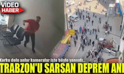 Trabzon’u Sarsan Depremin Görüntüleri Ortaya Çıktı: Dehşet Anları Kameralarına Yansıdı!