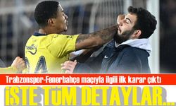 Olaylı Trabzonspor-Fenerbahçe maçı için karar çıktı