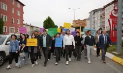 Piraziz'de Kadına Şiddete Tepki Yürüyüşü Düzenlendi!