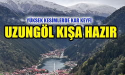 Uzungöl Beyaza Büründü: Kar Manzaralarıyla Büyülüyor!