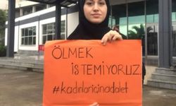 Trabzon Üniversitesi Öğrencisi Hilal Sali’den Kadın Cinayetlerine Karşı Tek Kişilik Protesto