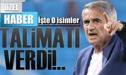 Şenol Güneş'ten Transfer Talimatı; İşte O isimler