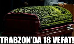 Trabzon’da Bugün 18 Kişi Vefat Etti; İsim Listesi ve Defin Yerleri