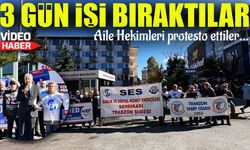 Trabzon’da Aile Hekimlerinden 3 Günlük İş Bırakma Protestosu