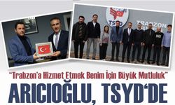 Gençlik ve Spor İl Müdürü Arıcıoğlu, TSYD Trabzon Şubesi’ni ziyaret etti