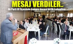 Ak Parti Of İlçesinde kongre öncesi birlik kahvaltısı; Mesaj Verdiler