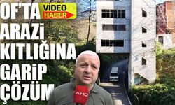 Trabzon Of’ta İlginç Yapı: Yolun Üzerine İnşa Edilen 4 Katlı Kur’an Kursu!