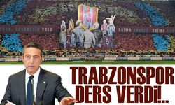 Trabzonspor Fenerbahçe’ye ders verdi; Ali Koç Teşekkür etti