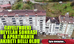 Çayeli'ndeki Heyelan Sonrası 6 Apartmanın Akıbeti Belli Oldu!