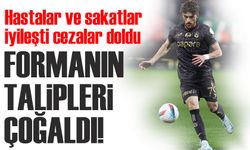 Trabzonspor’da Hastalar ve sakatlar iyileşti cezalar doldu