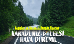 7 Kasım Karadeniz Hava Durumu: Yağış ve Kuvvetli Rüzgar Uyarısı