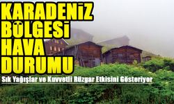 Bugün Karadeniz'de Hava: Yağmur ve Kuvvetli Rüzgar Etkili!