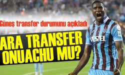 Trabzonspor Teknik Direktörü Şenol Güneş, Onuachu’nun transfer durumu hakkında konuştu