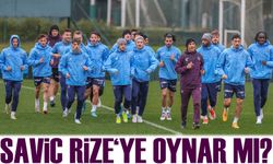 Trabzonspor’da Rizespor Maçı Öncesi Savic Müjdesi!