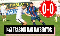 1461 Trabzon, Adana 01 FK önünde 1 puanla yetindi