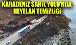 Karadeniz Sahil Yolu’nda Heyelan Temizliği: Çalışmalar Devam Ediyor