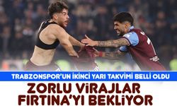 Trabzonspor’un İkinci Yarı Takvimi Belli Oldu: Zorlu Virajlar Fırtına’yı Bekliyor