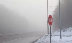 Bolu Dağı'nda sis etkili oldu