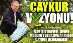 Çay İşletmeleri  Genel Müdürü Yusuf Ziya Alim’den ÇAYKUR Açıklamaları