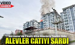 Trabzon Sürmene’de 7 Katlı Bina Alevlere Teslim: Yangına İtfaiye Müdahalesi...