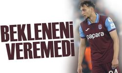 Trabzonspor’da Genç Stoper Ali Şahin bekleneni veremedi