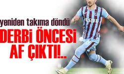 Trabzonspor’da derbi öncesi Af çıktı: Galatasaray Maçında Kadroda Olacak