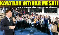 Ahmet Kaya’dan İktidar Mesajı: “Bu Yolculuk Bize Dur Durak Bilmez!”