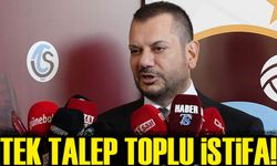 Trabzonspor’dan TFF’ye Sert Çıkış: Tek Talep Toplu İstifa!