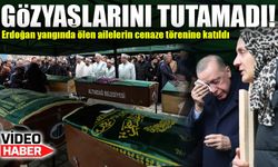 Cumhurbaşkanı Erdoğan, Kartalkaya'daki Yangında Ölen Ailenin Cenaze Törenine Katıldı