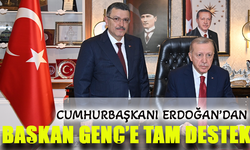 Cumhurbaşkanı Erdoğan’dan Başkan Genç’e Tam Destek