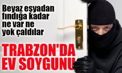 Trabzon'da Şok Hırsızlık: Evden Beyaz Eşyadan Fındığa Kadar Her Şeyi Çaldılar!