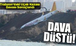 Trabzon’da Pistten Çıkıp Denizde Duran Uçağın Davası Şikayetlerin Çekilmesiyle Düştü