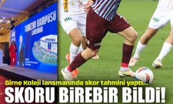 Girne Koleji Lansmanında İlginç Tesadüf: Trabzonspor’un Skoru Birebir Bilindi!