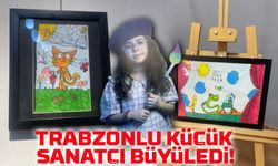 Trabzonlu Küçük Sanatçı Meryem Bozal Hayal Gücüyle Büyüledi