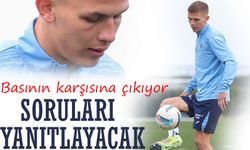 Trabzonspor’un Yeni Forveti Danylo Sikan Basın Karşısına Çıkıyor