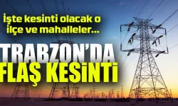 Trabzon'da Elektrik Kesintisi Alarmı: Hangi İlçeler Etkilenecek?