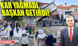 Başkan Bıyık’tan Öğrencilere Kar Sürprizi! Minikler Doyasıya Eğlendi