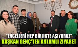 Başkan Genç’ten Duygulandıran Ziyaret! Engelsiz Taksi Müjdesi Verildi